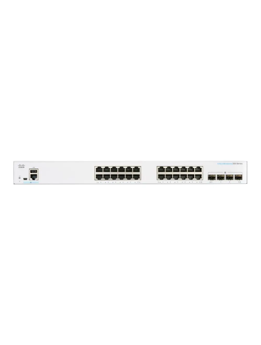 Cisco Gigabit Ethernet Managed Switch (p/n-  CBS250-24PP-4G-EU)