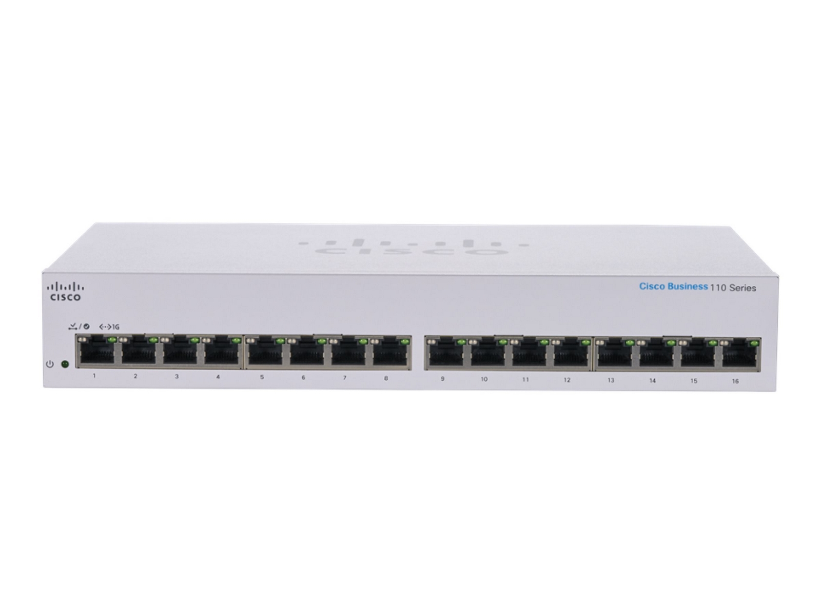 Cisco CBS110 Gigabit Ethernet PoE L2 Unmanaged Switch (p/n- CBS110-16T-EU)