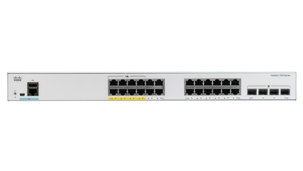 Cisco Catalyst GE Network Switch Managed PoE (p/n- C1000-24FP-4G-L)