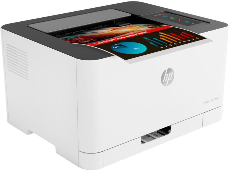 HP Color Laser 150nw Printer (p/n- 4ZB95A)