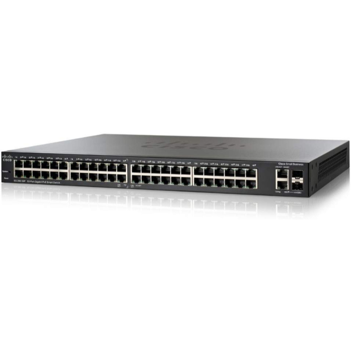 Cisco 50-Port Gigabit PoE Smart Switch (p/n- SG200-50P)