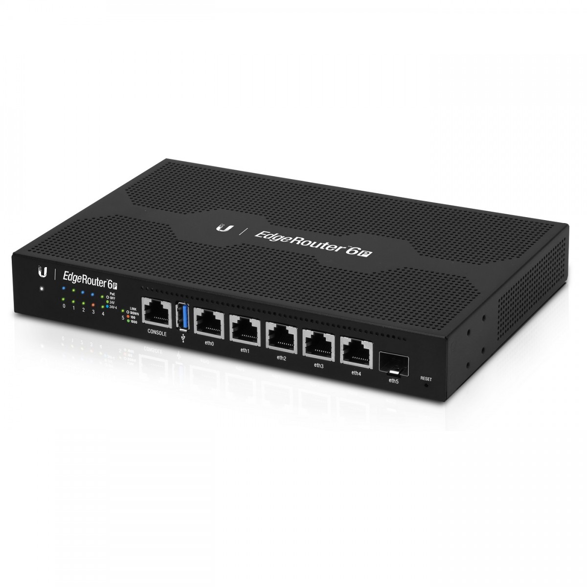 Ubiquiti EdgeRouter 6P wired router Gigabit Ethernet (p/n- ER-6P)