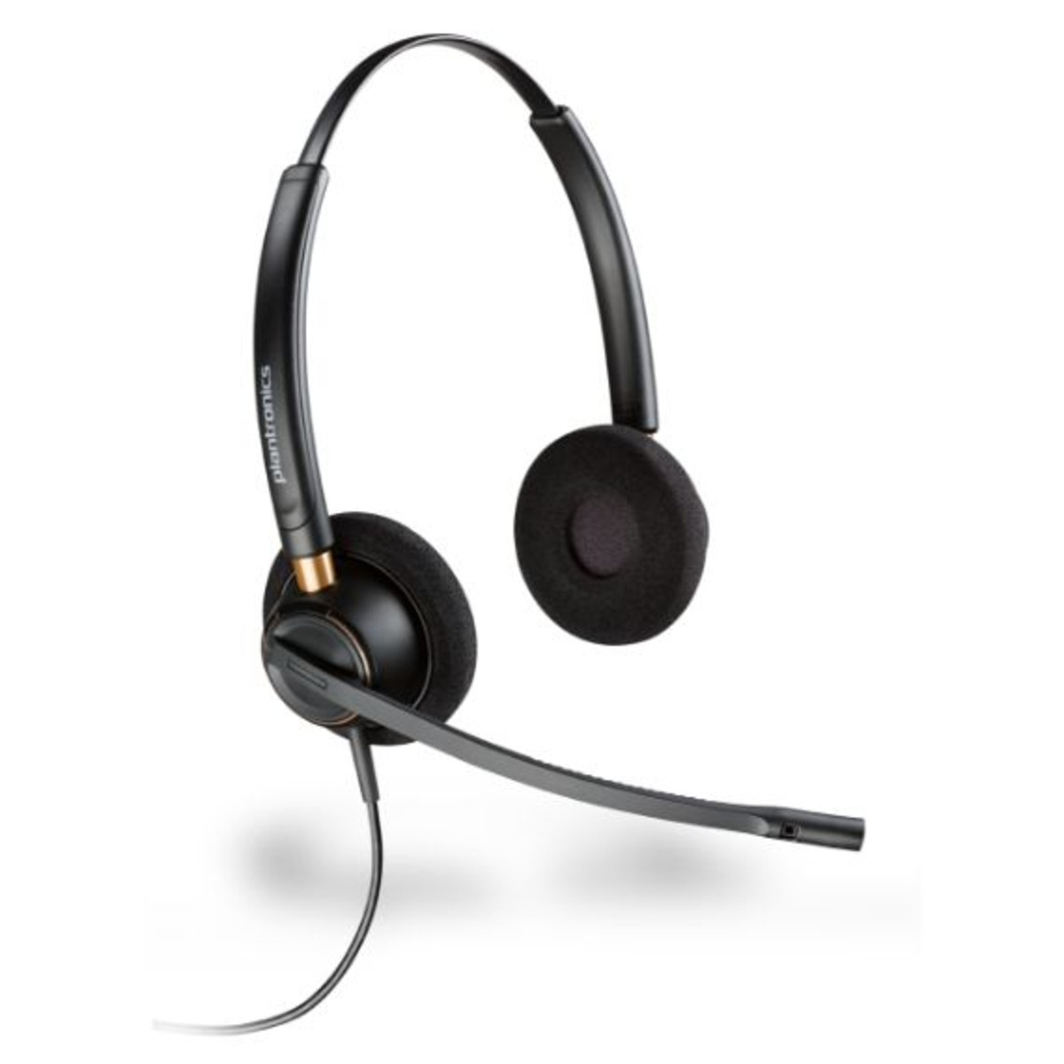 Plantronics HW520D EncorePro Over-the-Head Wired Binaural Headset (p/n- 203192-01)
