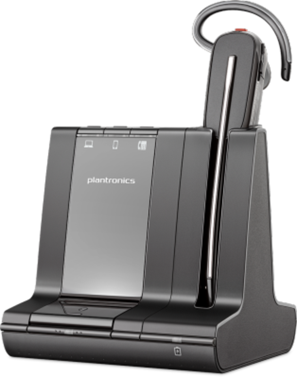 Plantronics S8245-M, Headset, Unlimited Talk Time, SAVI 3-in-1, Convertible, MOC, DECT 6.0, NA (p/n-  214900-01)