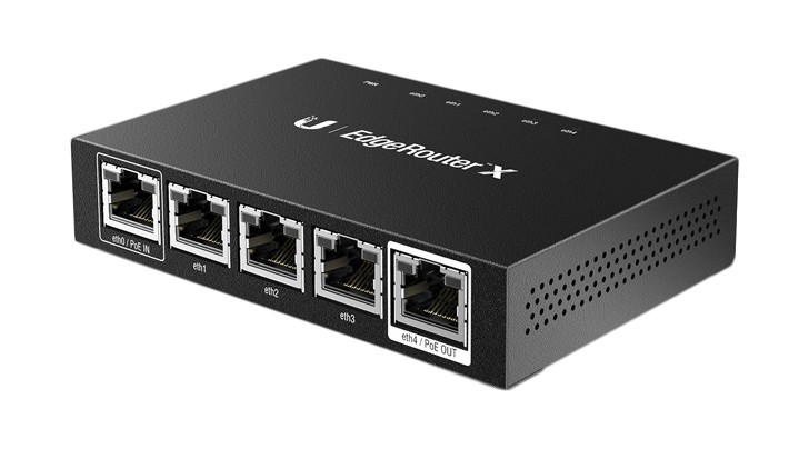 Ubiquiti wired router Ethernet LAN (p/n- ER-X)
