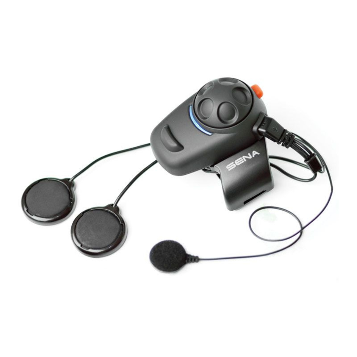 Sena Bluetooth Headset & Intercom for Scooters and Motorcycles with Universal Microphone Kit (p/n- SMH5 )